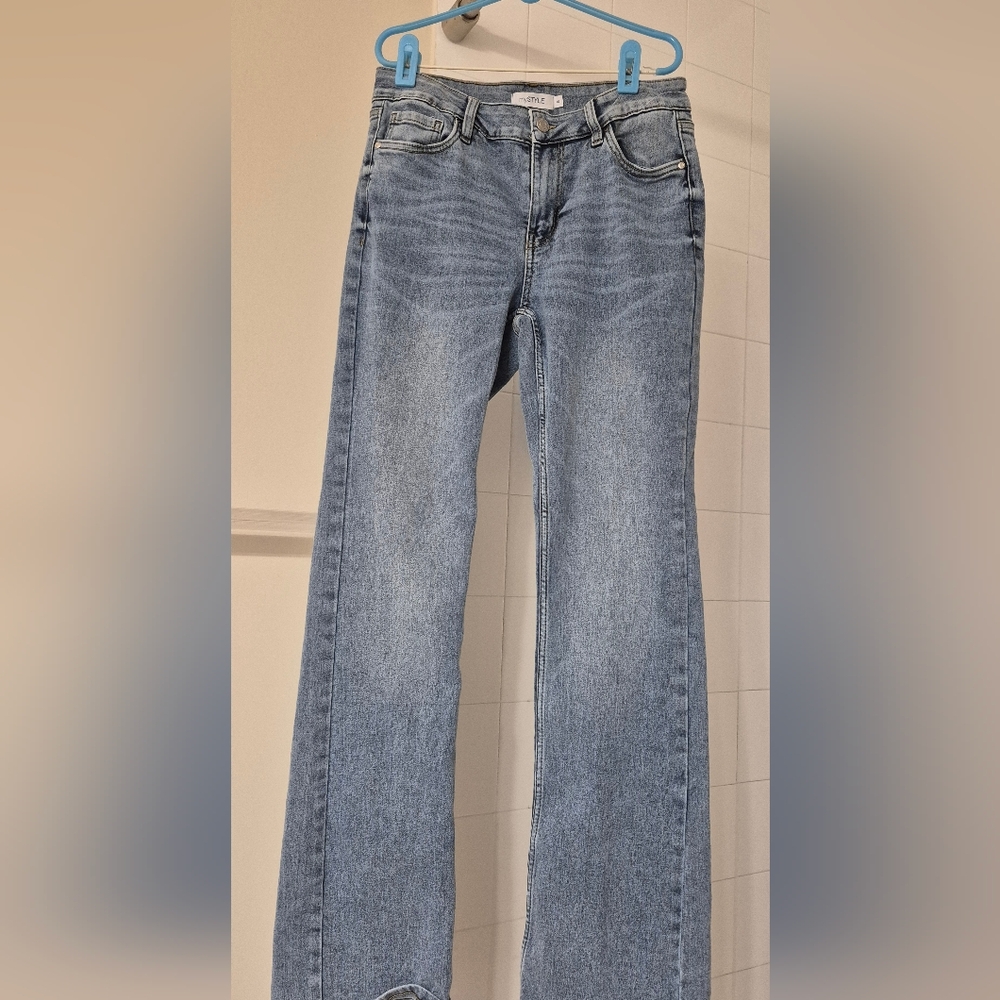 Classic Blue Women's Jeans Flair Leg